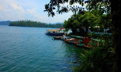 Sắp có dịch vụ cáp đu dây tại khu du lịch sinh thái Hồ Phú Ninh