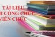 Tài liệu ôn thi công chức tỉnh Ninh Bình 2020