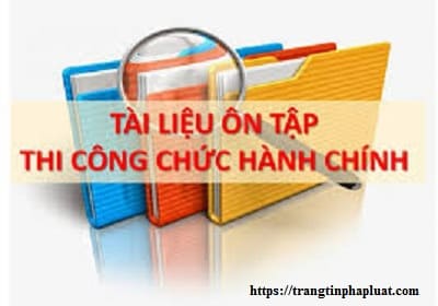 Tài liệu thi công chức hành chính tỉnh Lai Châu 2020