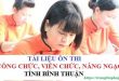 Tài liệu thi nâng ngạch công chức, thăng hạng viên chức tỉnh Bình Thuận