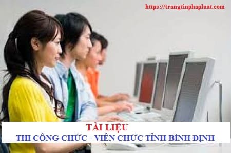 Tài liệu thi viên chức ngành giáo dục huyện An Lão, tỉnh Bình Định