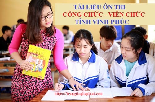 Tài liệu thi giáo viên huyện Tam Đảo, tỉnh Vĩnh Phúc 2022