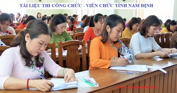 Tài liệu thi giáo viên mầm non, tiểu học, THCS thành phố Nam Định 2023