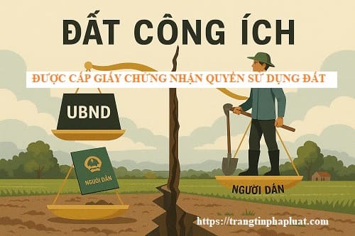 Đất công ích có được cấp bìa đỏ
