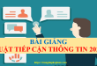 Slide bài giảng Luật Tiếp cận thông tin năm 2026
